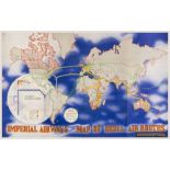 Moholy-Nagy (Laszlo) Imperial Airways/Map of Empire & European Air Routes, Curwen Press, 1936.