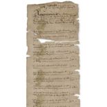 Elizabethan Court Roll.- Hornby, Lancashire.- Parker (Edward, twelfth Baron Morley, one of the …