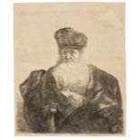 Rijn (Rembrandt van, 1606-1669) Old Man with Beard, Fur Cap, and Velvet Cloak, [c. 1631]