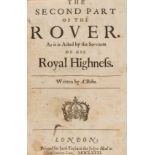 Woman writer.- Behn (Aphra) The second part of The rover. As it is acted by the Servants of His …