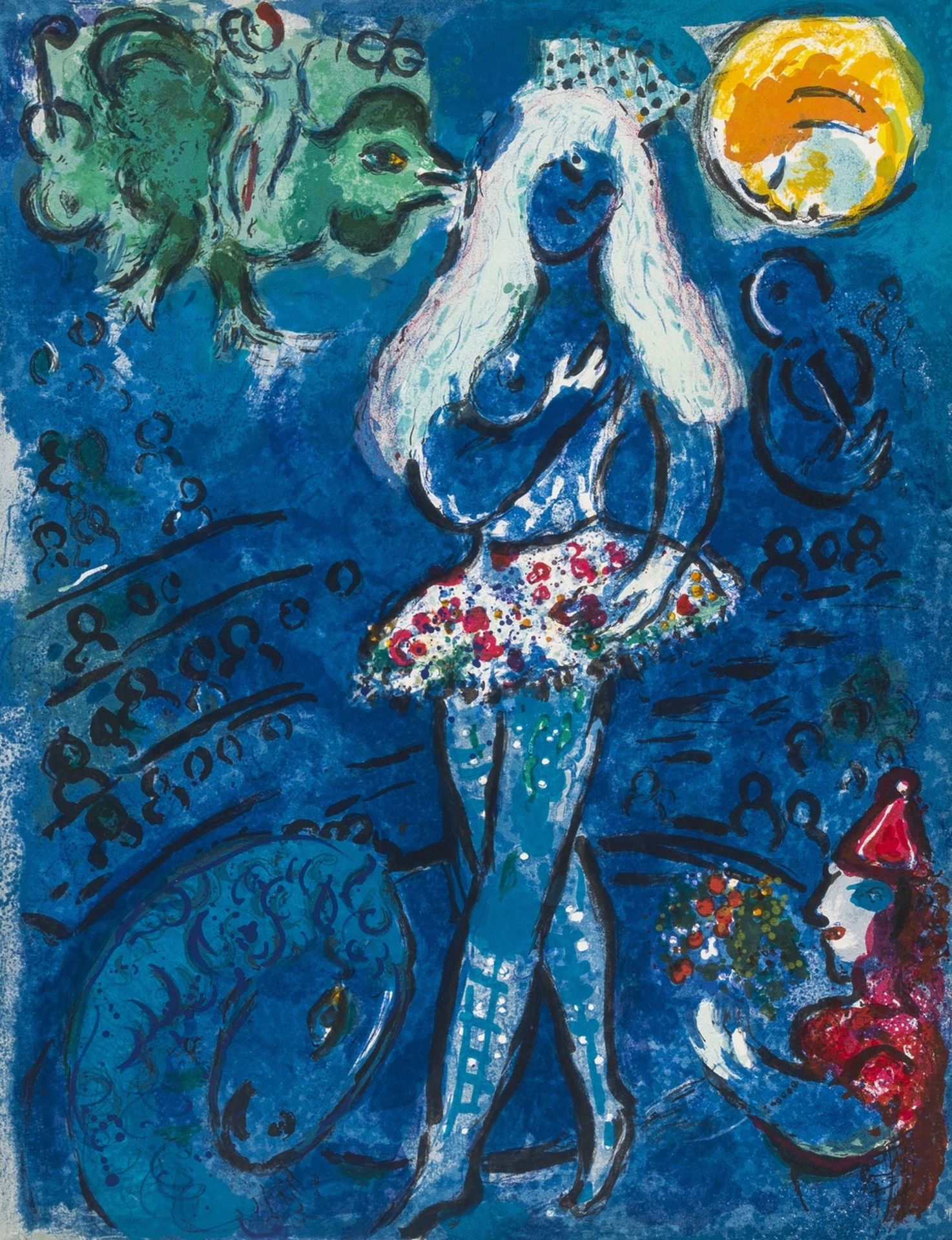 Chagall (Marc) Cirque, one of 270 copies on Arches signed by the artist, 38 lithographs, 23 … - Bild 3 aus 29