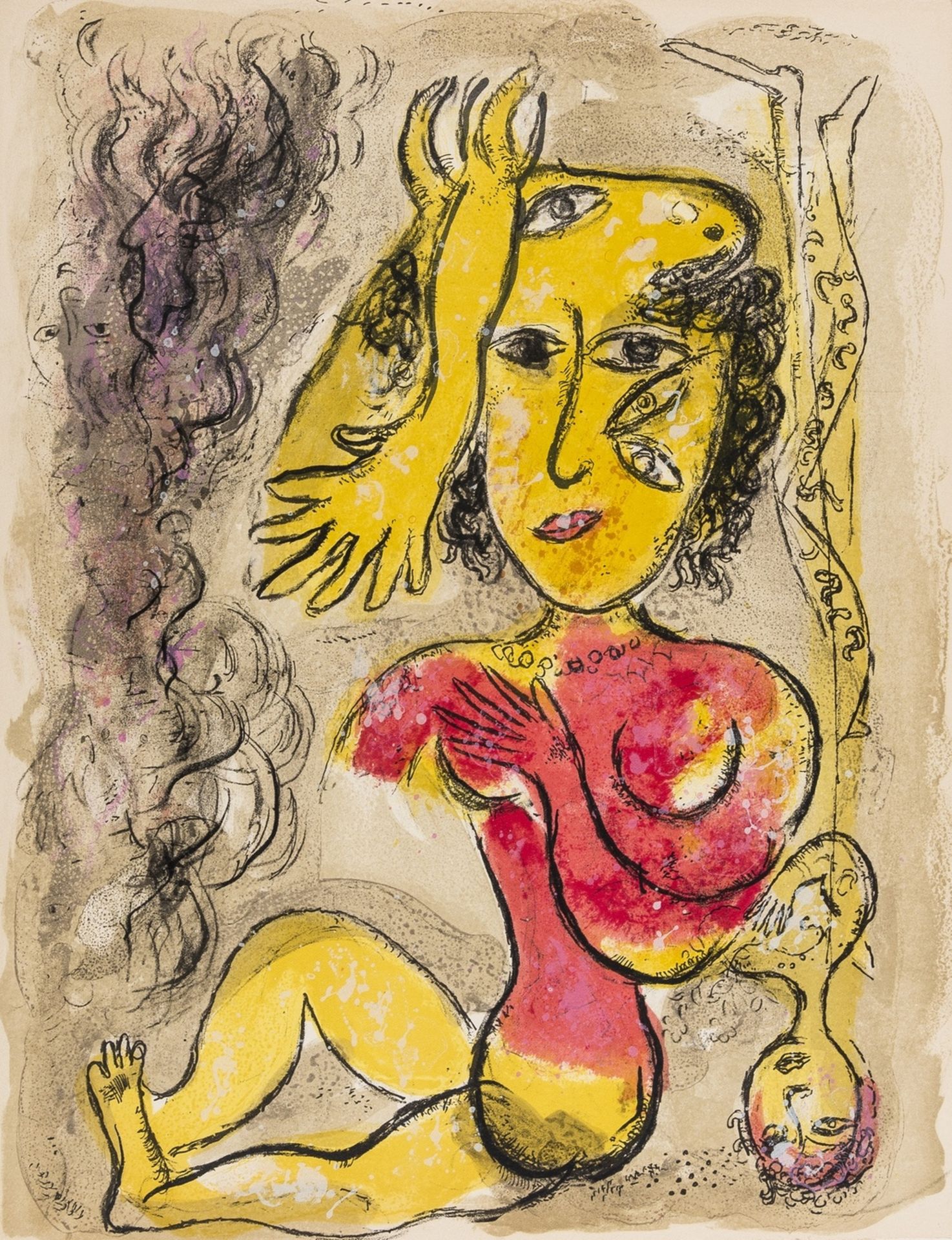 Chagall (Marc) Cirque, one of 270 copies on Arches signed by the artist, 38 lithographs, 23 … - Bild 21 aus 29