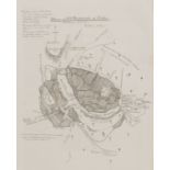 Mecca, Medina & Damascus.- 2 manuscript plans of Mecca and El Medinah and a map of Damascus, 3 …