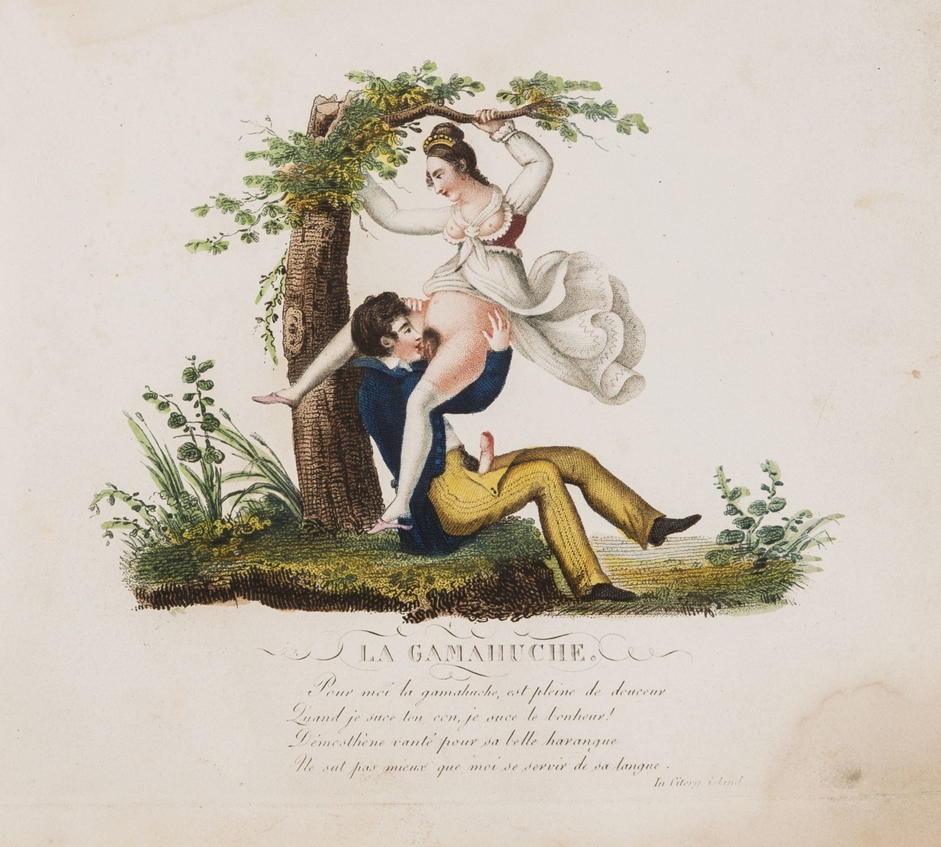 Erotica.- [Invocation à l'Amour. Chant Philosophique], [c. 1810].