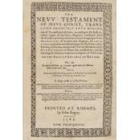 Bible, English. The New Testament of Jesus Christ, translated faithfully into English [by Geoffrey …
