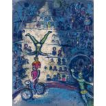 Chagall (Marc) Cirque, one of 270 copies on Arches signed by the artist, 38 lithographs, 23 …