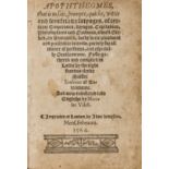 Erasmus (Desiderius) Apophthegmes, that is to saie, prompte, quicke, wittie and sente[n]cious …