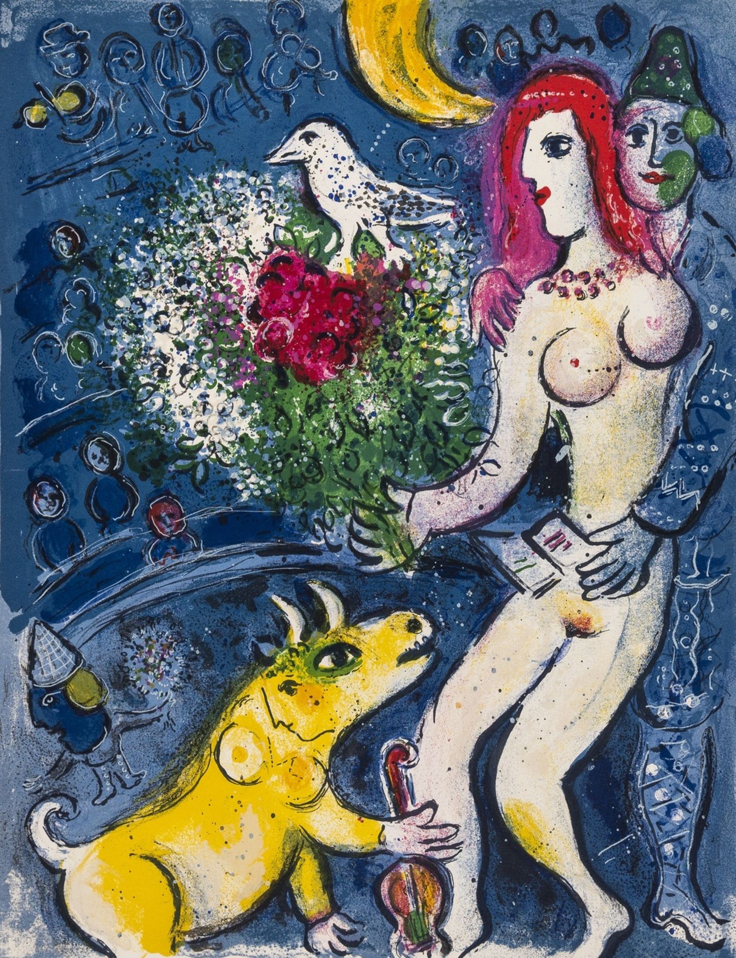 Chagall (Marc) Cirque, one of 270 copies on Arches signed by the artist, 38 lithographs, 23 … - Bild 2 aus 29