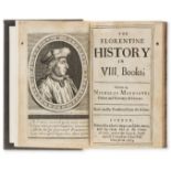 Machiavelli (Niccolò) The Florentine history in VIII. Books, second edition in English, printed …