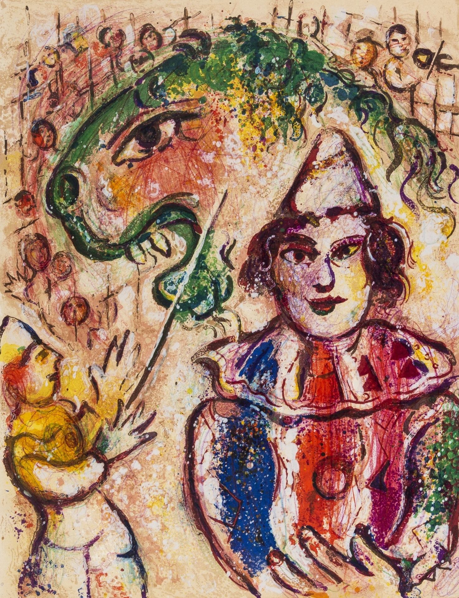 Chagall (Marc) Cirque, one of 270 copies on Arches signed by the artist, 38 lithographs, 23 … - Bild 23 aus 29