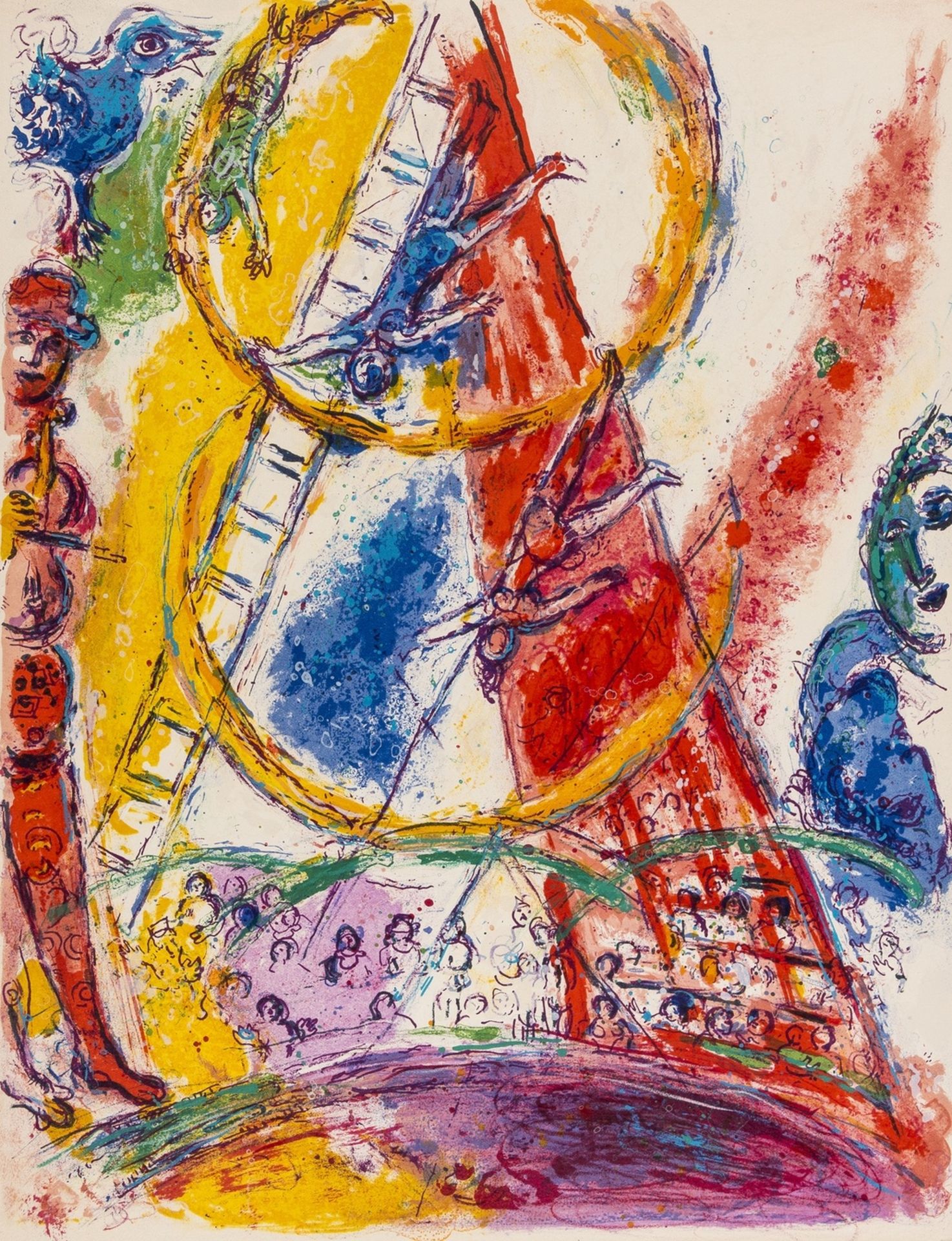 Chagall (Marc) Cirque, one of 270 copies on Arches signed by the artist, 38 lithographs, 23 … - Bild 18 aus 29