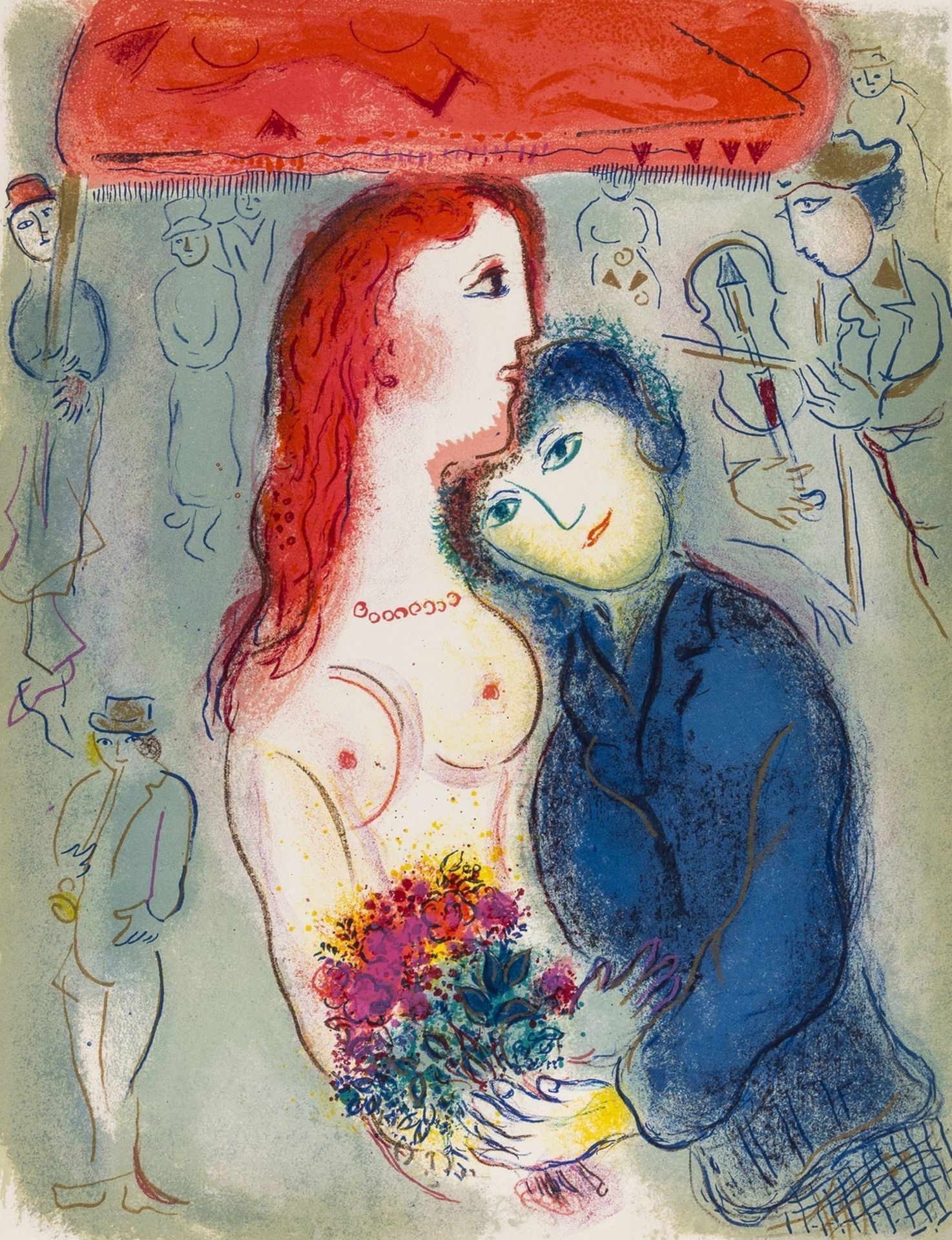 Chagall (Marc) Cirque, one of 270 copies on Arches signed by the artist, 38 lithographs, 23 … - Bild 9 aus 29