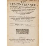 Medici (Marie de, Queen of France) The Remonstrance made by the Queene-mother of France, to the …