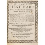 Fitzherbert (Thomas) The First [& Second] Part of a treatise Concerning Policy, and Religion, 2 …