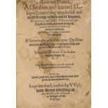 [Curione (Celio Secondo)] Pasquine in a Traunce, A Christian and learned Dialogue, first edition …