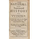 Winds.- Bacon (Sir Francis) The Naturall and Experimentall History of Winds, &c., first edition, …