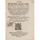 Barlow (William) The Summe and Substance of the Conference, which, it pleased his excellent …