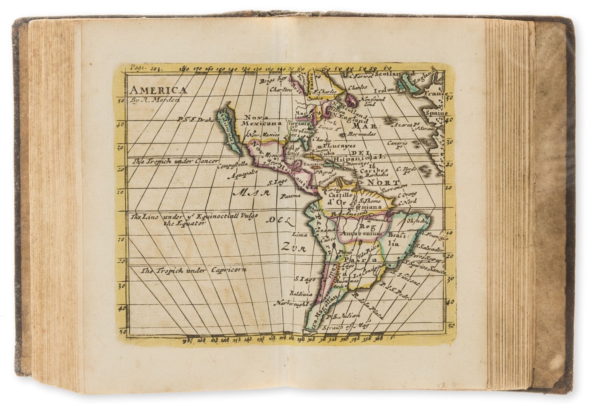 Atlases.- Morden (Robert) [Geography Rectified: or, A Description of the World], [c.1688]. - Image 2 of 2