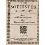 [Zouch (Richard)] The Sophister. A Comedy, first edition, 1639.