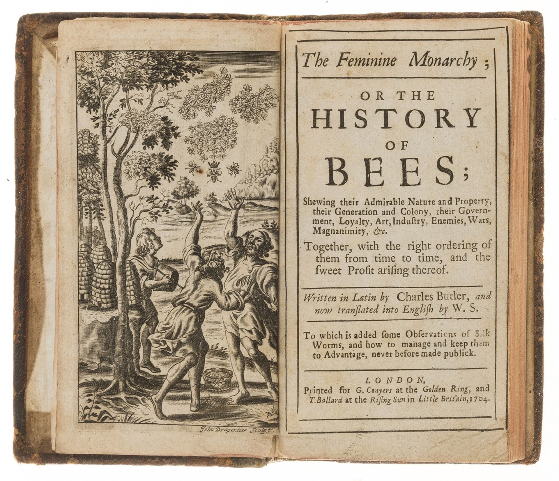 Bees.- Butler (Rev. Charles) The Feminine Monarchy; or the history of bees; shewing their …