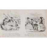 Children's.- Precocious Juveniles at the Seaside, 6 engraved illustrations, original pictorial …