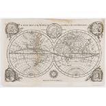 World.- A New Map of the World according to the latest Observations, 1751.