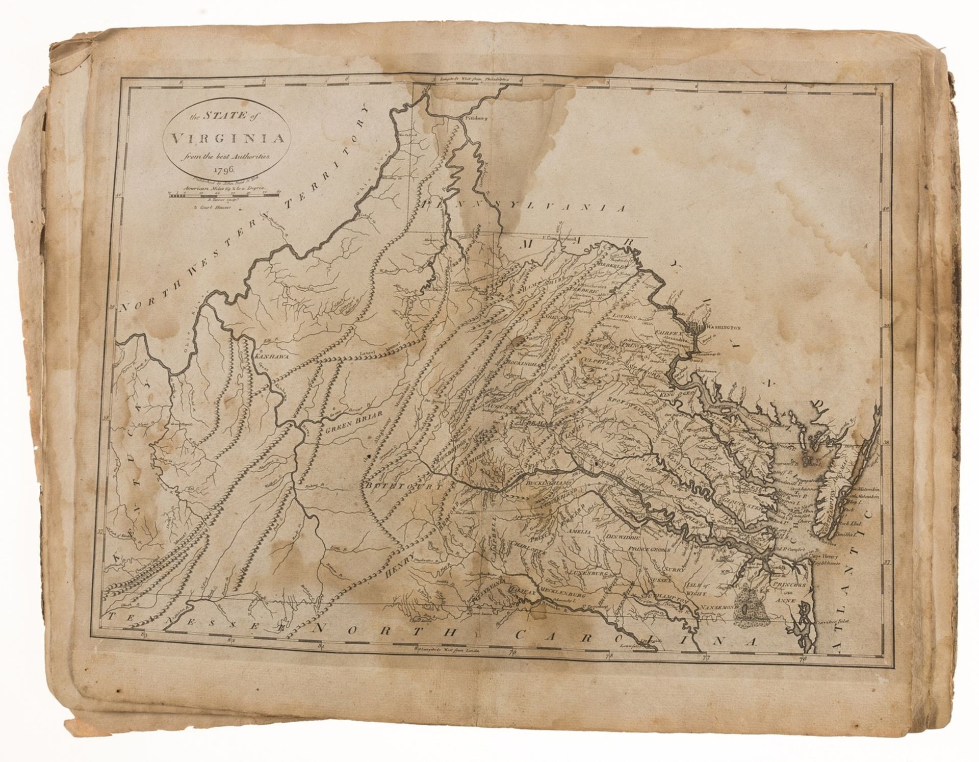 America.- Reid (John) The American Atlas, 1796.