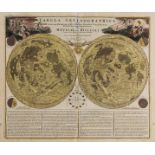 Celestial.- Homann (Johann Baptist) and Johann Gabriel Doppelmayr. Tabula Selenographica..., 1742.