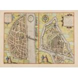 France.- Fourteen maps including Braun & Hogenberg's plans of Macon and Chalons, 17th and 18th …