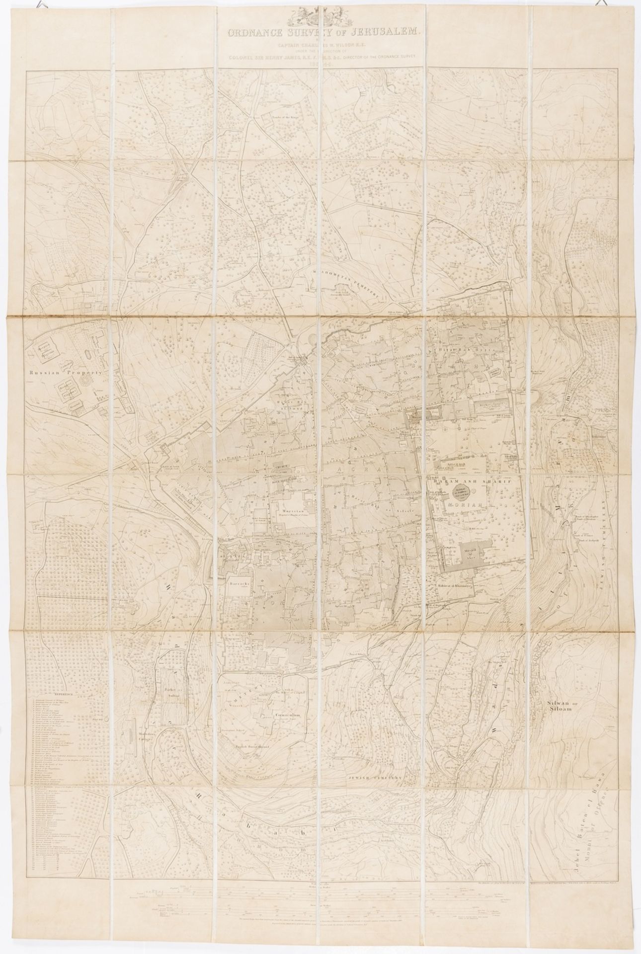 Jerusalem.- Wilson (Capt. Charles) Ordnance Survey of Jerusalem, 1864-65; and two others (3)