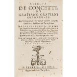 Graziani (Graziano) Scielta de concetti, first edition, Venice, Felice Valgrisi, 1592.