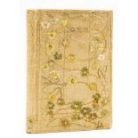 Binding.- Shakespeare (William) Sonnets and Poems, hand-embroidered binding with floral motif, 1898.