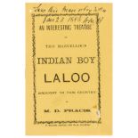 Parasitic Twin.- Fracis (M.D.) Laloo the Marvellous Indian Boy, 14 Years of Age, A Phenomenon …