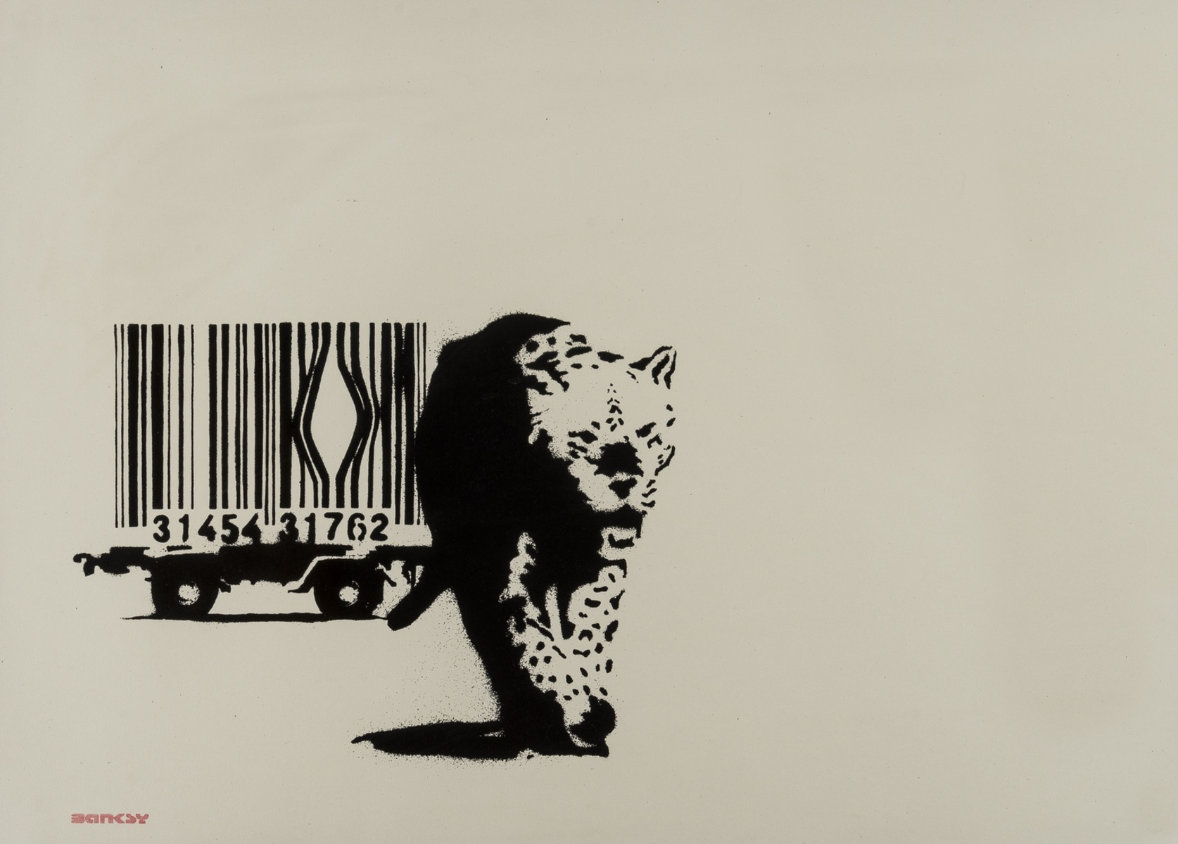 Banksy (b.1974) Barcode