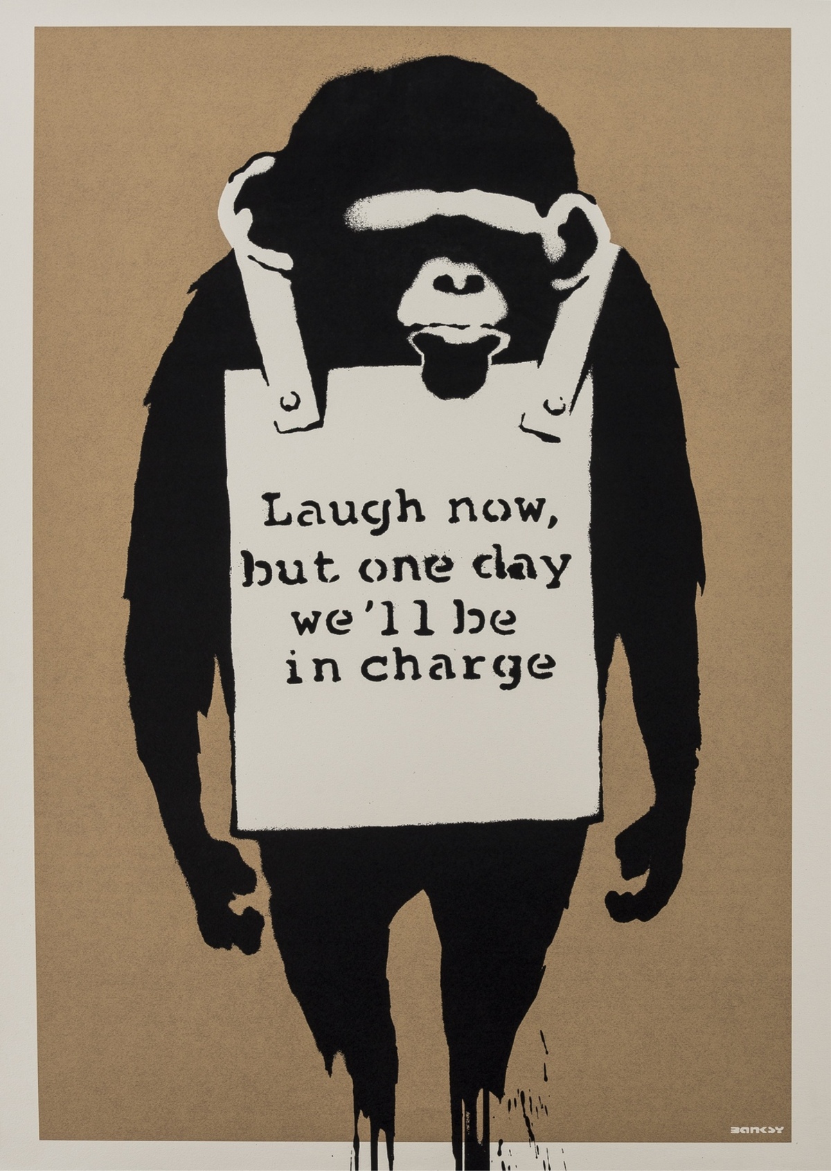 Banksy (b.1974) Laugh Now