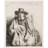Rembrandt van Rijn (1606-1669) Clement de Jonghe, Printseller