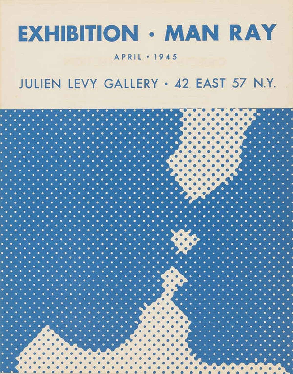 Marcel Duchamp (1887-1968) Brochure for the Julien Levy Gallery Exhibition Man Ray April 1945