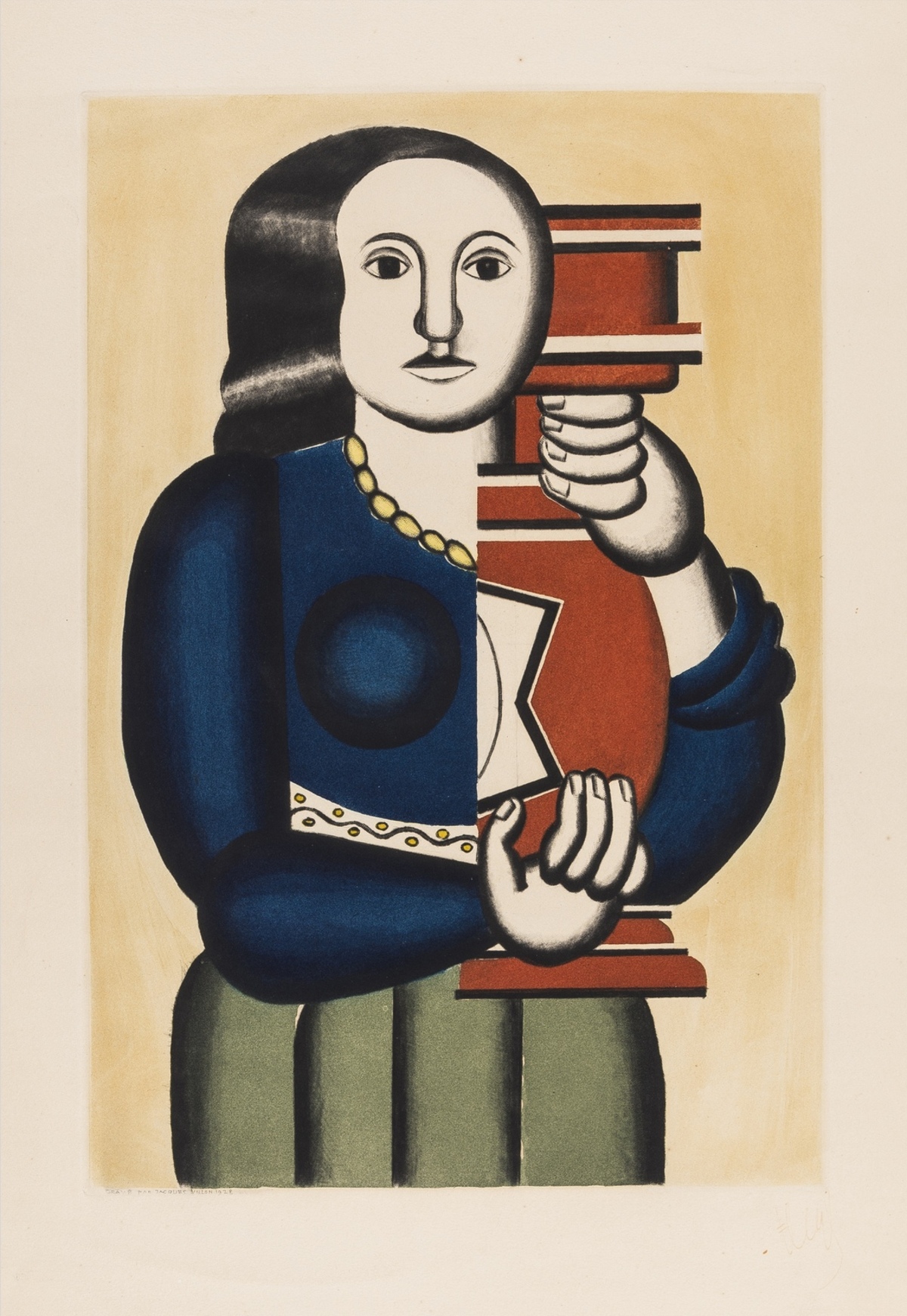 Fernand Léger (1881-1955) after by Jacques Villon (1875-1963) Femme à la cruche (Ginestet et …