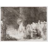 Rembrandt van Rijn (1606-1669) The Presentation in the Temple: Oblong Plate