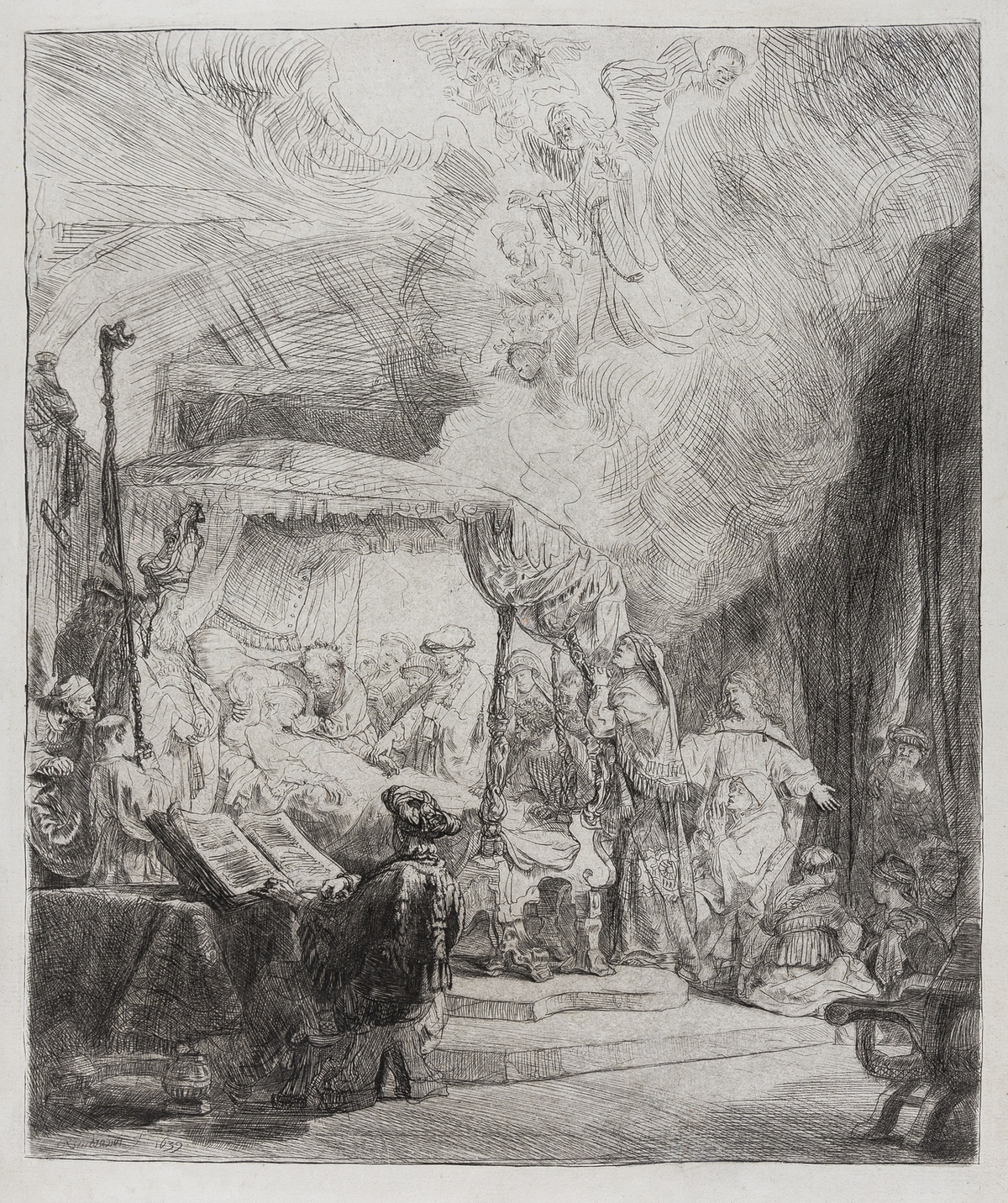 Rembrandt van Rijn (1606-1669) The Death of the Virgin