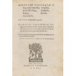 Aeschylus. Tragoediae VII, first complete edition, [Geneva], Henri Estienne, 1557.