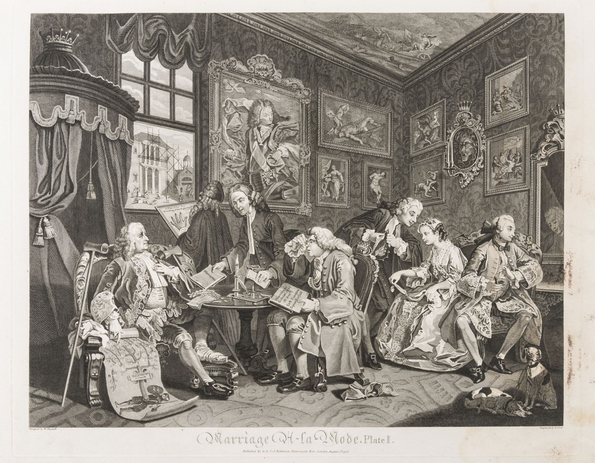 Hogarth (William) Hogarth Restored, The Whole Works, 1802.