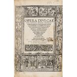 Cyprian (Saint, Bishop of Carthage) Opera, edited by Desiderius Erasmus, Basel, [Johann] Froben, …