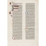 Bible, Latin.- Biblia latina, with the Glossa Ordinaria of pseudo-Walafrid Strabo and interlinear …