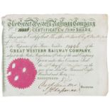 Railway Share Certificates.- Two Albums of share certificates, 1833-1945.