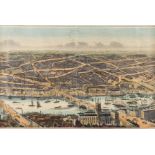 London.- Illustrated London News (The) Panorama of London and the River Thames, [1845].