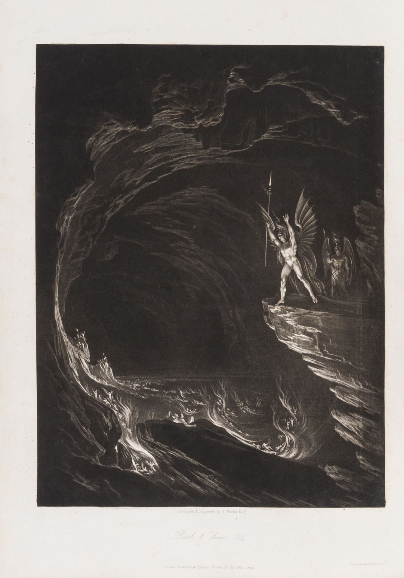 Martin (John).- Milton (John) The Paradise Lost, 2 vol., Septimus Prowett, 1827. - Image 2 of 2