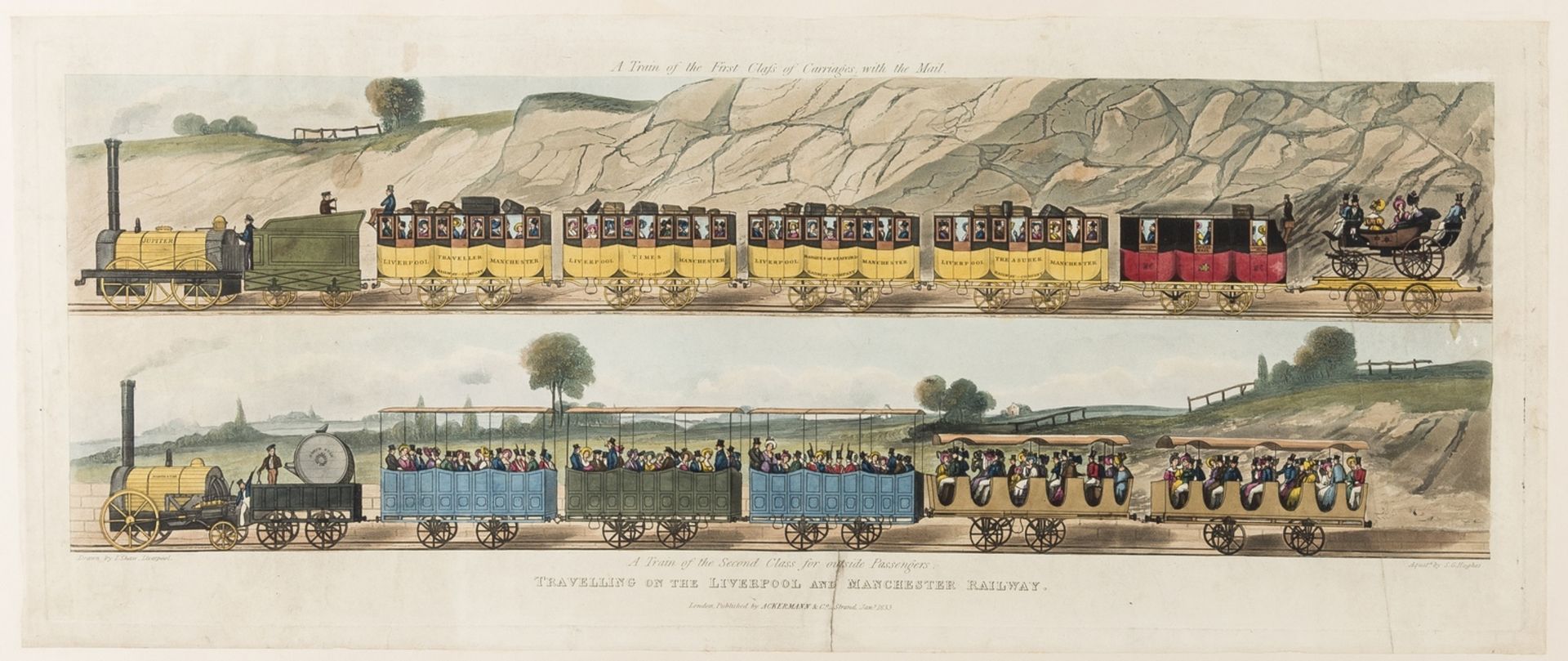 Early Railways.- Beginning of the World's Railways (The): Pictorial Engravings, album of prints … - Image 6 of 7