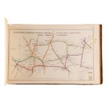 Airey (John) Railway Junction Diagrams. Complete Work, including supplements, hand-coloured maps, …