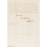 Anne (Queen) Letter signed "Anne R" to Leopold I Duc de Lorraine, countersigned by Lord …